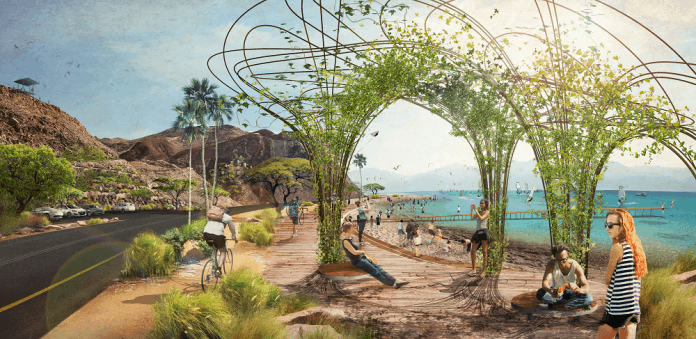 טיילת עין סוף - חוף דרומי אילת